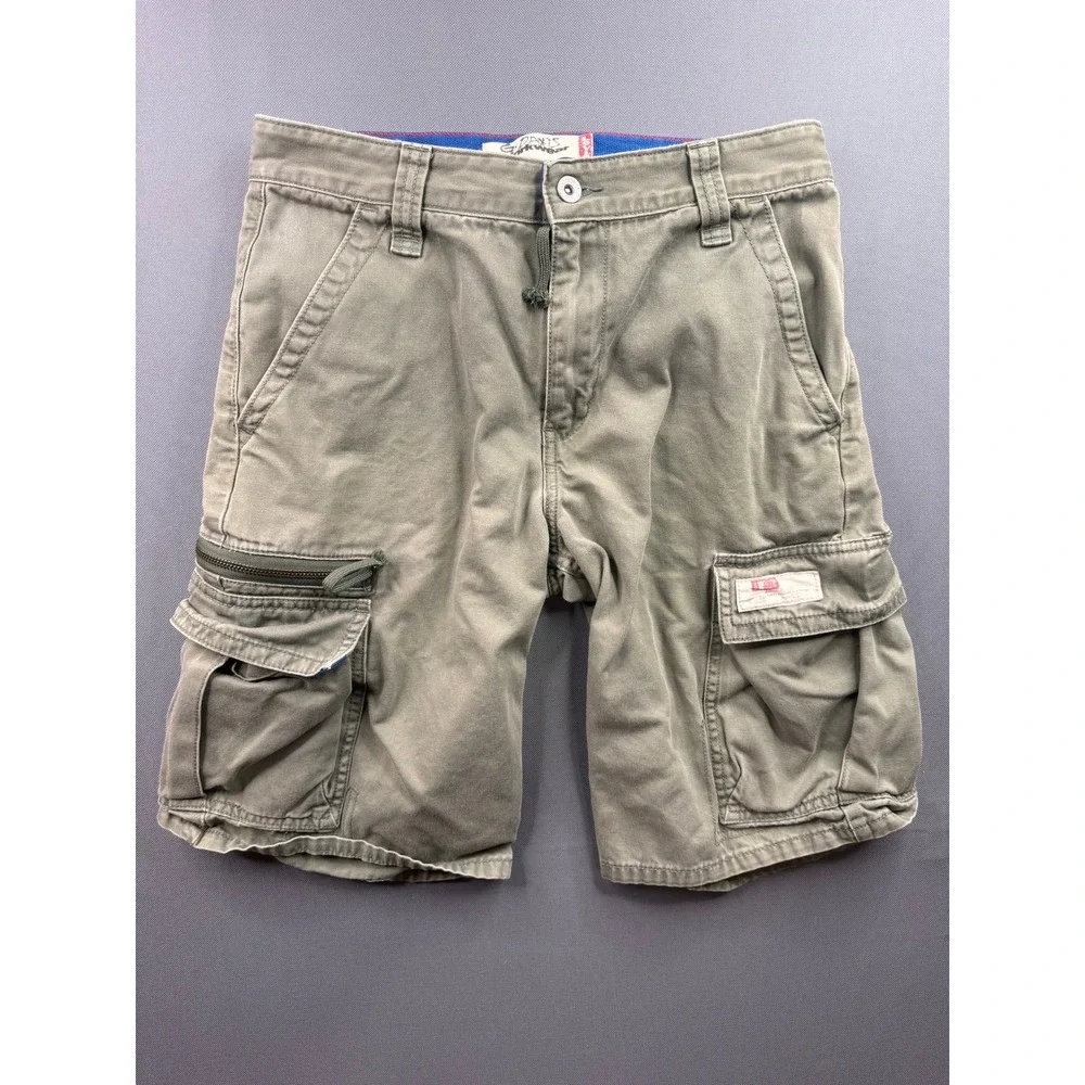 Levi's Workwear Cargo‎ Pants Boys Olive Green Canvas 16 Regular